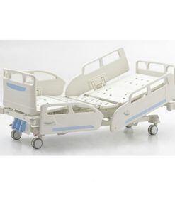 manual bed with folding split sides