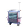 MEDICINE TROLLEY ABS AND STEEL F 45-2