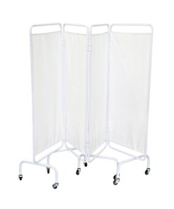 Mobile bedscreen 4 panels