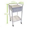 Small size anaesthetic trolley
