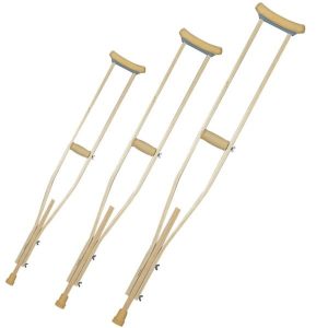 Crutch underarm wooden