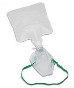 Paediatric Mask High Concentration + non rebreathing bag