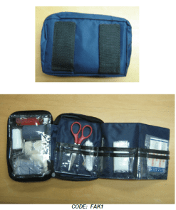 First Aid Bag Basic Blue