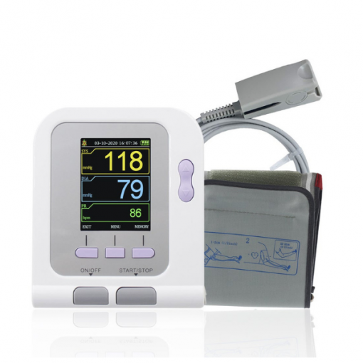 BPM 08A with Spo2 Probe and adaptor Oxyaider 510x510 1