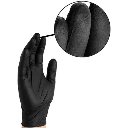 Black Gloves Nitrile Powder Free
